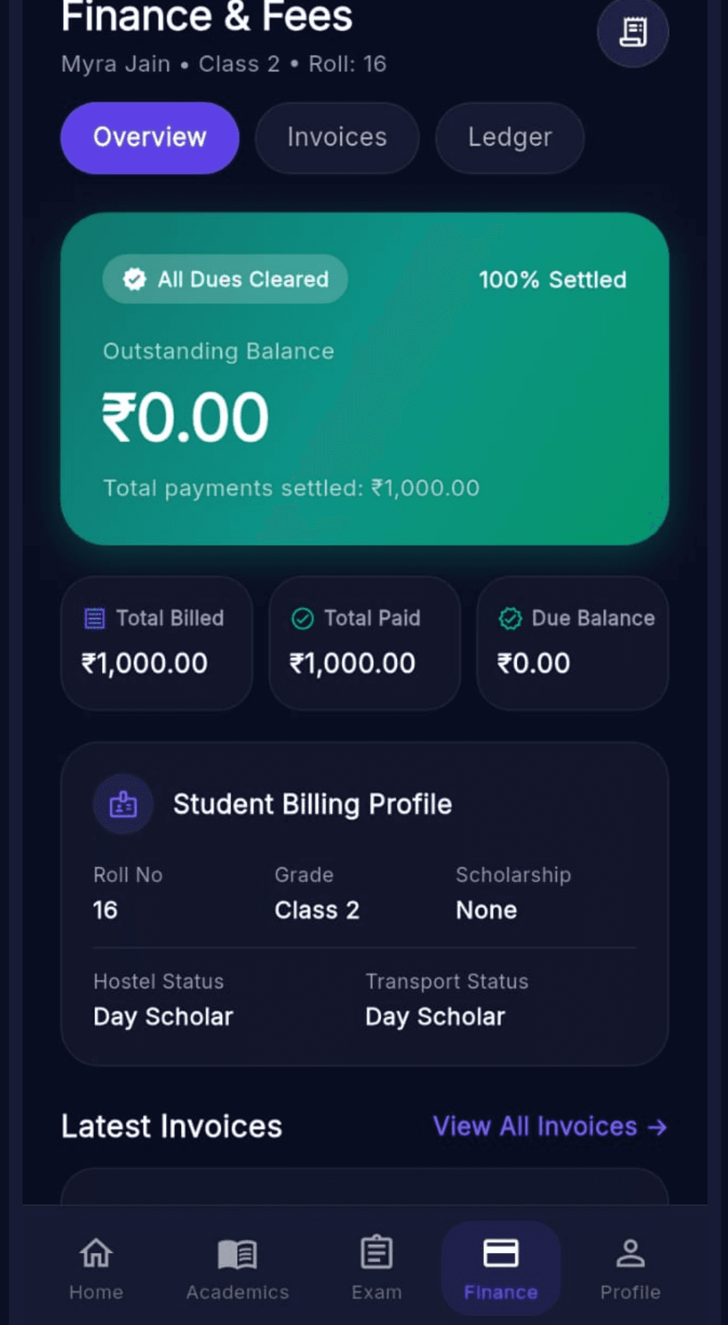 Fees Overview
