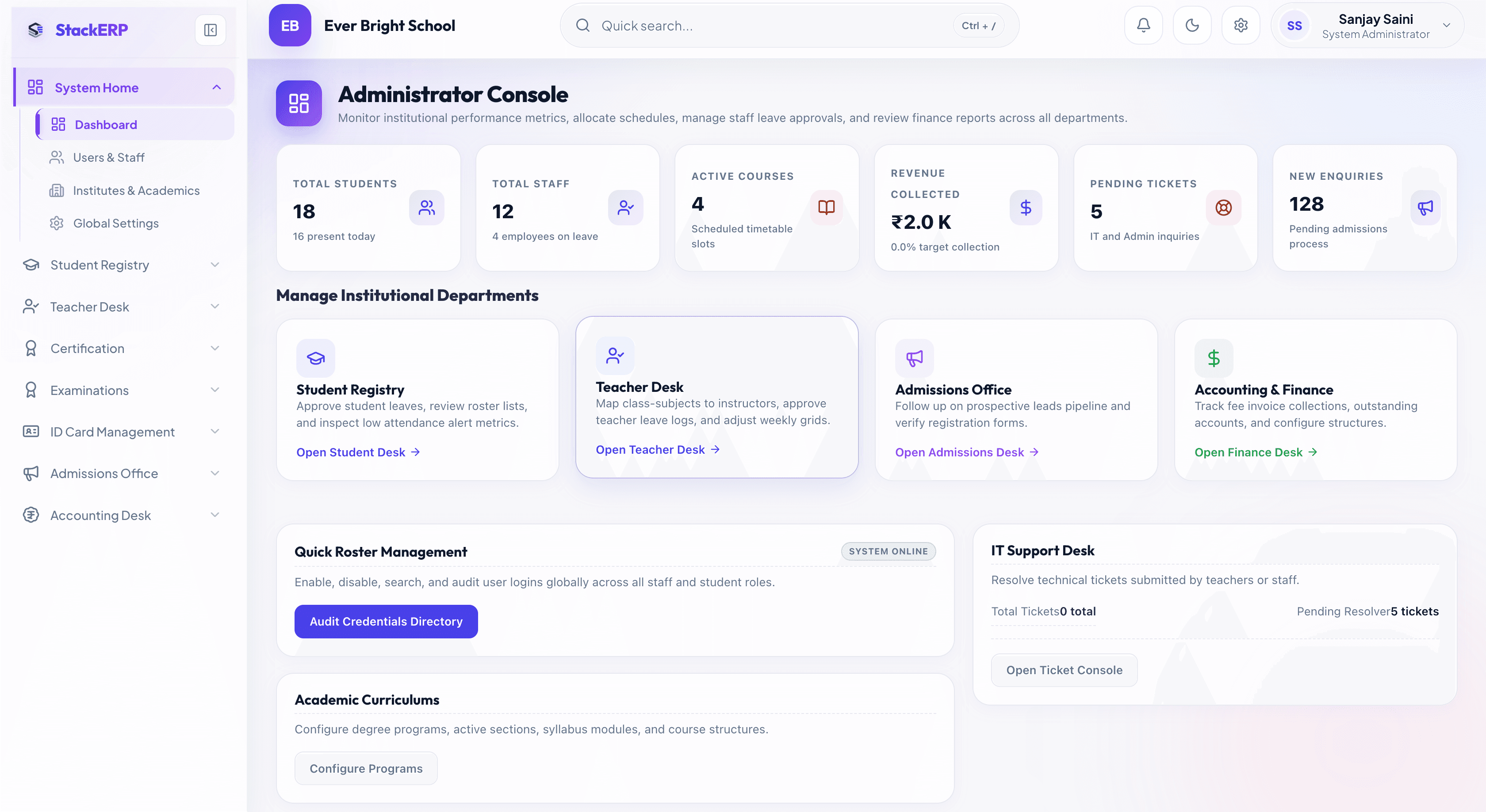 Admin Panel